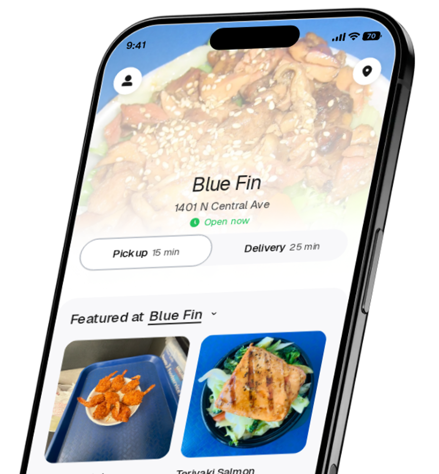 Blue Fin app preview