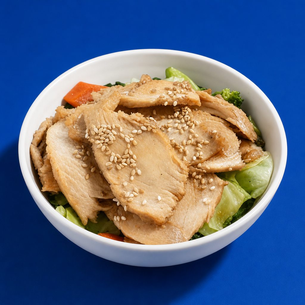 Vegetable Teriyaki Chicken.