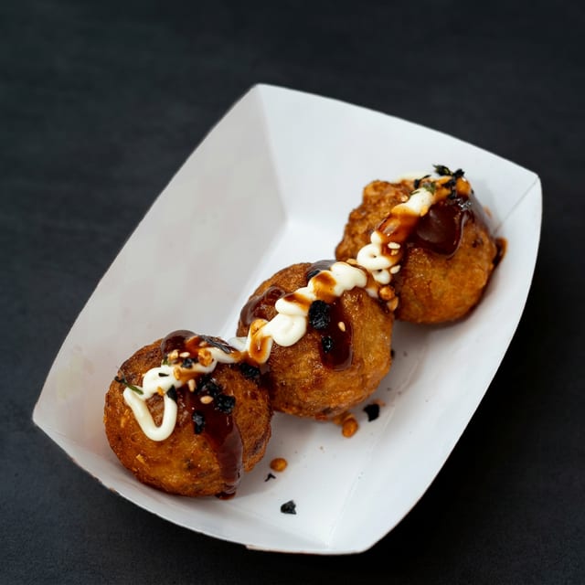 Takoyaki.