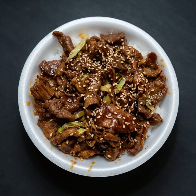 Teriyaki Beef.