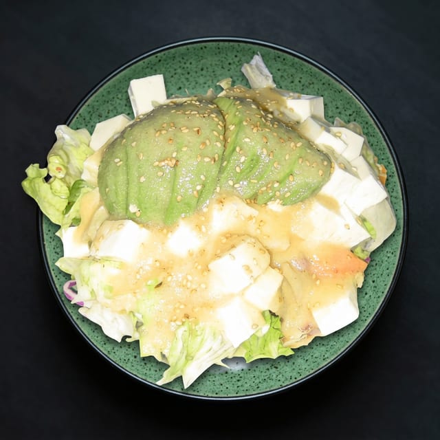 Tofu Salad with Avocado.